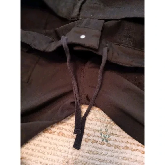 Prana Monarch‎ Women's Convertible Hiking Pants Size 12 Regular Black Zip Off - Picture 11 of 13